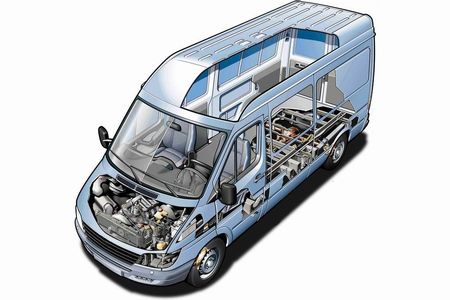 ремонт двигателя микроавтобуса Volkswagen
