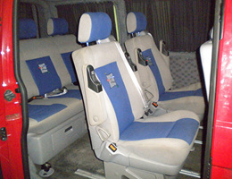 Установка сидений  в микроавтобусы VolksWagen